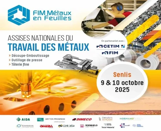 Assises Nationales du Travail des Métaux, les 9 et 10 octobre 2025, au CETIM de Senlis