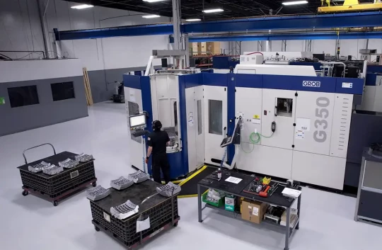 centre usinage 5 axes grob king machine