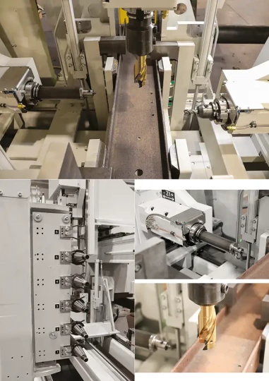 changeur outil percage fraisage profile acier vernet behringer