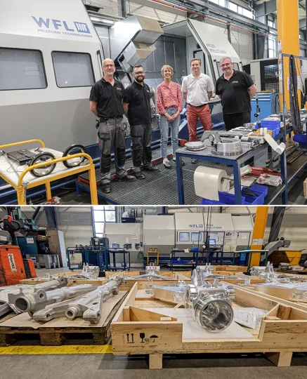 tournage et fraisage sur des pièces de grandes dimensions avec une précision exceptionnelle