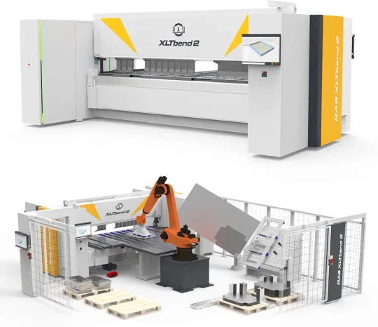 plieuse à tablier pour tôles de 3200 mm et 4060 mm de largeur