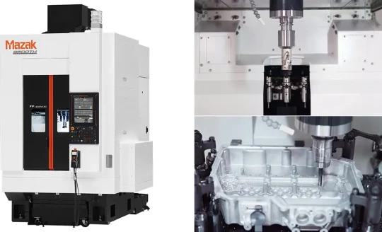 centre d'usinage vertical à 3 axes et 30 cônes conçu pour composants de petite à moyenne taille