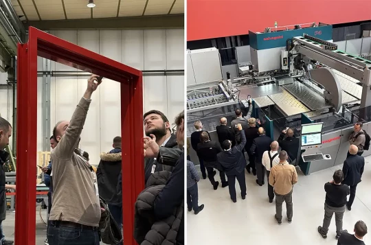 FMS tôlerie dédiés à la production de portes et de cadres