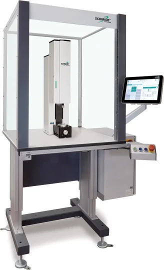 Servopresse de haute précision sur une plage d’effort de 0 à 200N