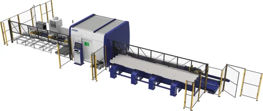 Découpe laser fibre précise et fiable des tubes et profilés