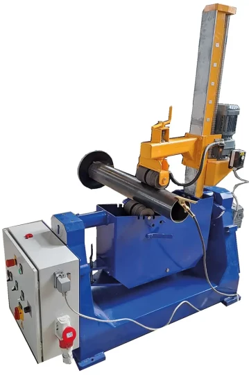 Un vireur pour démontrer les capacités de rotation de tubes, brides et coudes