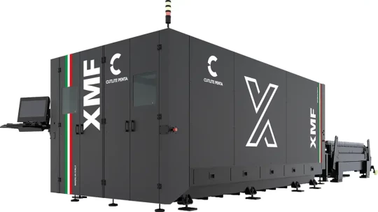 Laser fibre avec double table de travail disponible en 4 formats