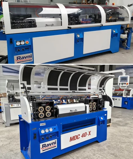 Production d’axes moletés et chanfreinés