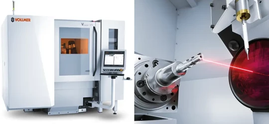 Machine laser d'affûtage avec option contre-pointe