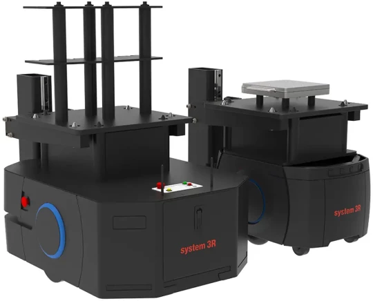 Transport autonome de palettes et de pièces dans un atelier d'usinage