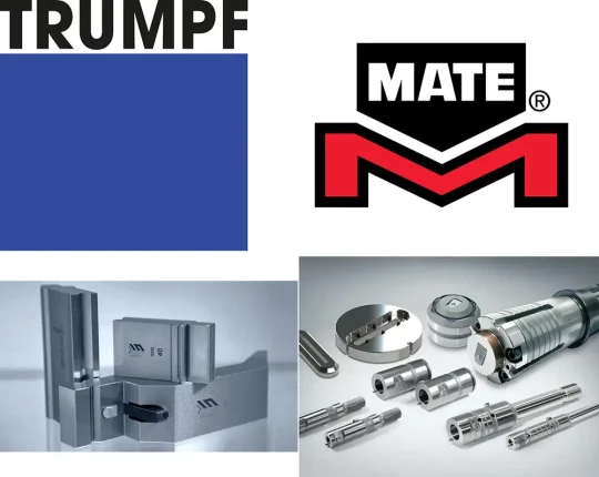 TRUMPF élargit son portefeuille d'outillage de poinçonnage, de pliage avec MATE