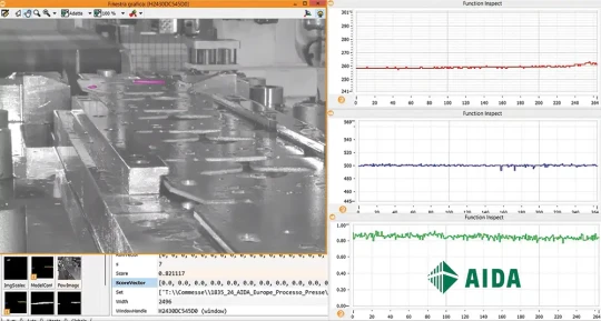 Surveillance en temps réel du procédé d'emboutissage sur les presses
