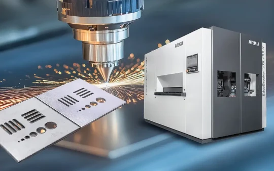 Elimination les bavures dures laissées par le laser fibre et arrondit les arêtes en une seule opération