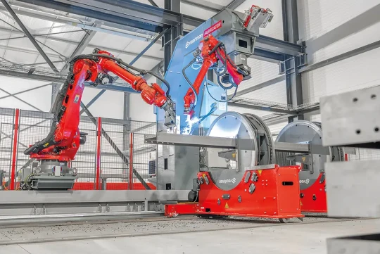 Machine automatisée d’assemblage et de soudage pour la construction métallique