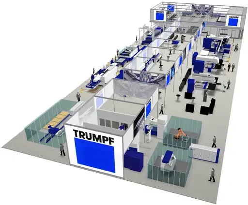 Spécial EUROBLECH 2004 : TRUMPF présentera en avant-première sa nouvelle machine combinée compacte, la Trumatic 3000 LaserPress