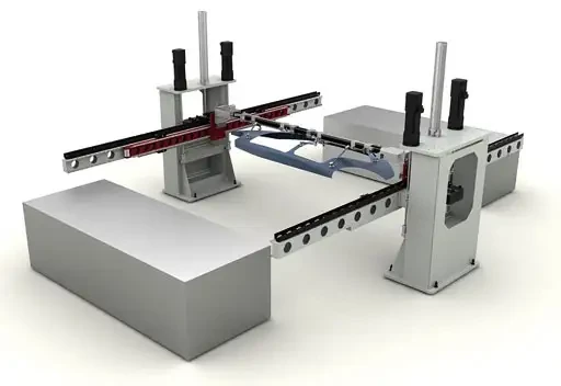 Spécial EUROBLECH 2004 : GÜDEL exposera son nouveau concept de navette interpresse le Robobeam