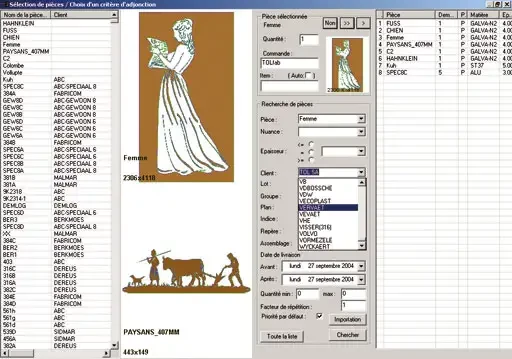 Spécial EUROBLECH 2004 : TOL proposera la version 5 de son logiciel TOLfab, centre de programmation pour machine de découpe à commande numérique