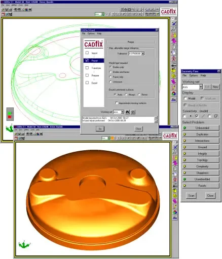 CADFIX d'INGETECH, le logiciel de recouture de modèles CAO