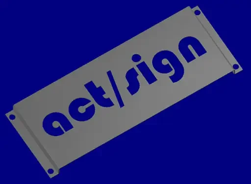 ALMA lance le logiciel act/sign pour la découpe d'enseignes et le lettrage