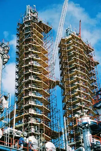 Des systèmes d'échafaudage fabriqués à partir d'acier à haute limite d'élasticité
