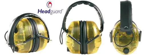 Le HG805A d'HEADGUARD est un protecteur du type serre-tête à atténuation dépendante du niveau