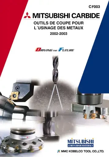 MITSUBISHI CARBIDE publie son catalogue général en couleur