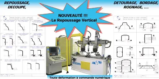 Spécial TOLEXPO 2005 : un tour à repousser multifonction présenté par DENN