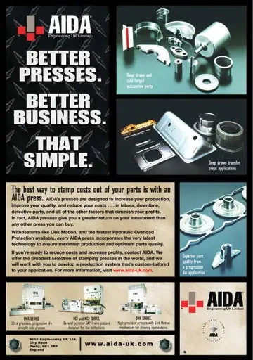 Le constructeur de presses AIDA ouvre à Paris une nouvelle implantation commerciale