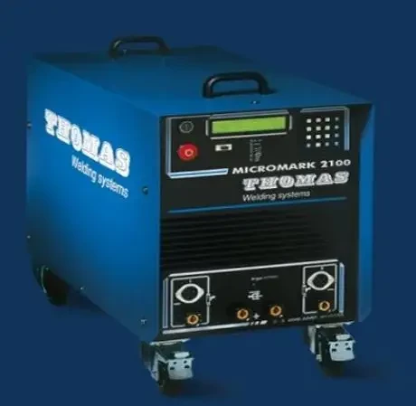 Soudage de goujons connecteurs par fusion forgeage avec le Micromark 2100 de THOMAS WELDING SYSTEMS