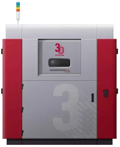 Le SLS Sinterstation Pro de 3D SYSTEMS fait partie d\'une nouvelle ligne avancée de systèmes de production automatisés par frittage sélectif par laser
