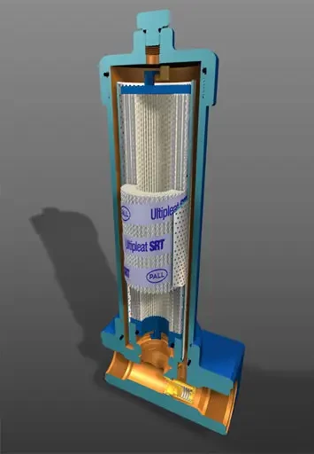 Evolution des éléments filtrants PALL Ultipleat SRT qui sont utilisés dans les applications oléo-hydrauliques et de lubrification
