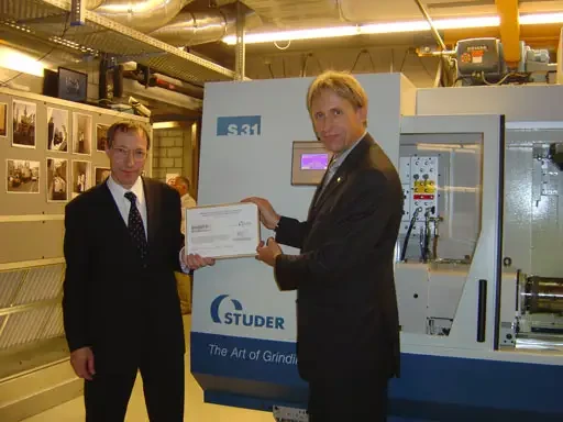 inspire et STUDER : inauguration du centre d'essai des techniques de rectification