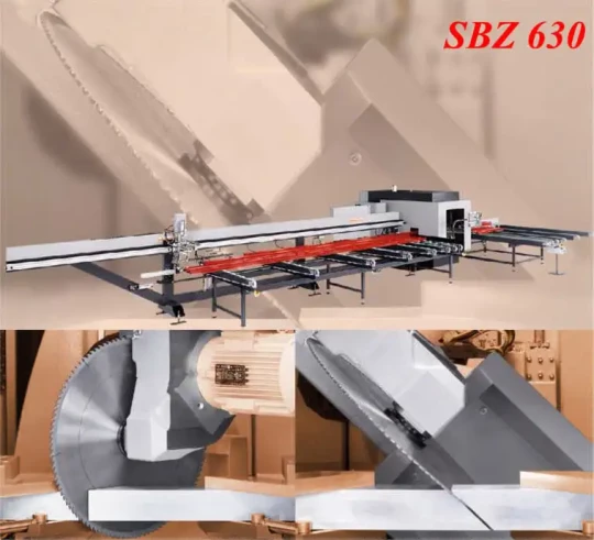 Sciage automatique des profilés avec la nouvelle tronçonneuse automatique SBZ 630 d'ELUMATEC