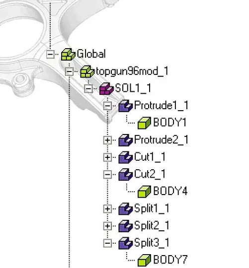 Aujourd'hui, la reconstruction des features est exclusivement disponible dans 3D_Evolution de CORETECHNOLOGIES