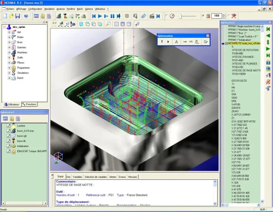 SPRING Technologies annonce la version 8.2 de NCSIMUL et son module d'optimisation des conditions de coupe OPTITOOL