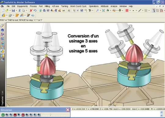 Spécial INDAO 2006 : MISSLER SOFTWARE présentera les nouvelles versions de toute sa gamme de produits TopSolid, TopManufacturing et GOelan