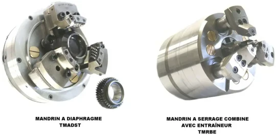 Spécial INTER OUTIL 2006 : SANDVIK TOBLER présentera sa nouvelle gamme de mandrins à diaphragme TMADST et mandrins à bras rétractables TMRBE, équipés de système de changement rapide de mors TMCR