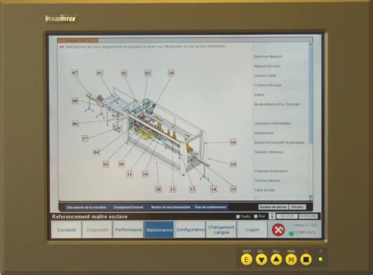 Spécial INDUSTRIE 2006 : 4D'CLIC  de 4D CONCEPT est le manuel où toutes les informations utiles à l'exploitation et à la maintenance des machines sont accessibles en quelques clics