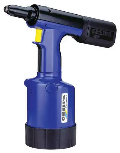 Spécial TRANSFOMETAL 2002 : TAURUS 2, le nouveau pistolet à riveter oléo-pneumatique de GESIPA sera présenté sur le stand