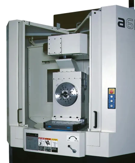 Les centre de fraisage 5 axes a61 de MAKINO sont spécialement étudiés pour la fabrication des pièces en grandes séries