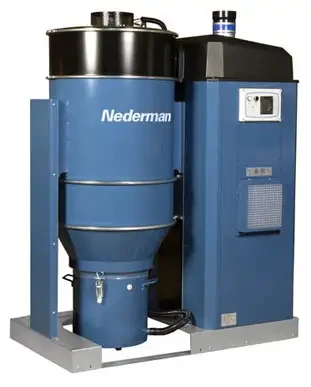 Nouvelle centrale d'aspiration compacte haute pression FlexPAK de NEDERMAN