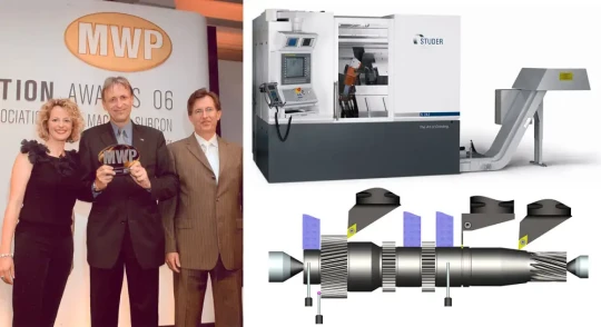 La rectifieuse cylindrique STUDER S242 reçoit le prix de l'innovation «MWP Award 2006»