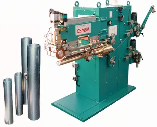 Spécial EURO BLECH 2002 : chez CEMSA, un nouveau modèle de machine à souder à rouleaux, de la série MRL - F 650