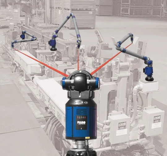 Le nouveau systèmes de mesure tridimensionnelle portable FARO Laser Tracker X inclue la dernière innovation technique développée par FARO : l'XtremeADM (brevet en cours)