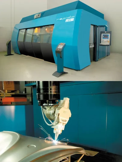 Rapido Evoluzione, la nouvelle machine d'usinage laser 3D de PRIMA INDUSTRIE