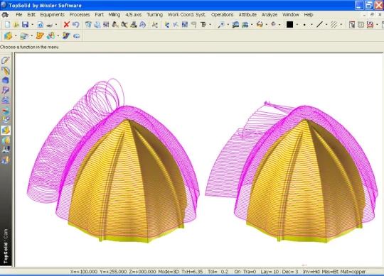 Spécial INDUSTRIE LYON 2007 : MISSLER SOFWARE montrera les possibilité TopSolid'Cam 2007, lancé en en janvier 2007