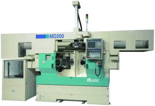 Spécial EMO 2007 : MURATEC exposera une cellule de tournage bi-broche robotisée 6 axes MD 200G