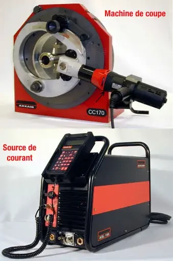 GLOBAL CONCEPT d'AXXAIR : couper et souder des tubes inox fins en pré-fabrication sur chantier ou en atelier avec une seule machine