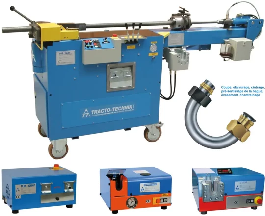 Tubomat de TRACTO TECHNIK, l'outil professionnel pour le façonnage des tubes hydrauliques