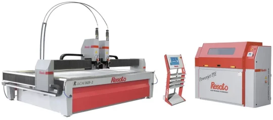 RESATO présentera sa nouvelle machine de découpe jet d'eau R-LCM sur Tolexpo 2007